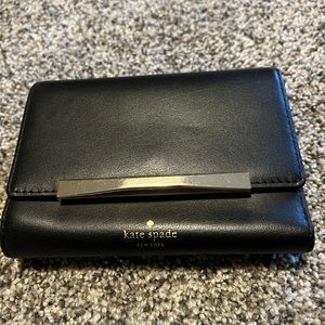 Kate Spade ♠️ Black Leather Wallet